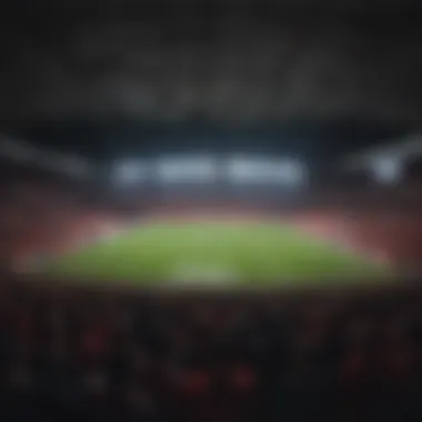 Atmosphere at Manchester United's Home Ground Manchester United stadium filled with fans