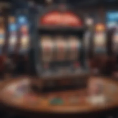Diverse Game Offerings at Black Diamond Casino Online Illustration of various popular games available at Black Diamond Casino Online, including slots and table games.