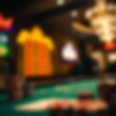 Graphical representation of odds and strategies in casino gaming.