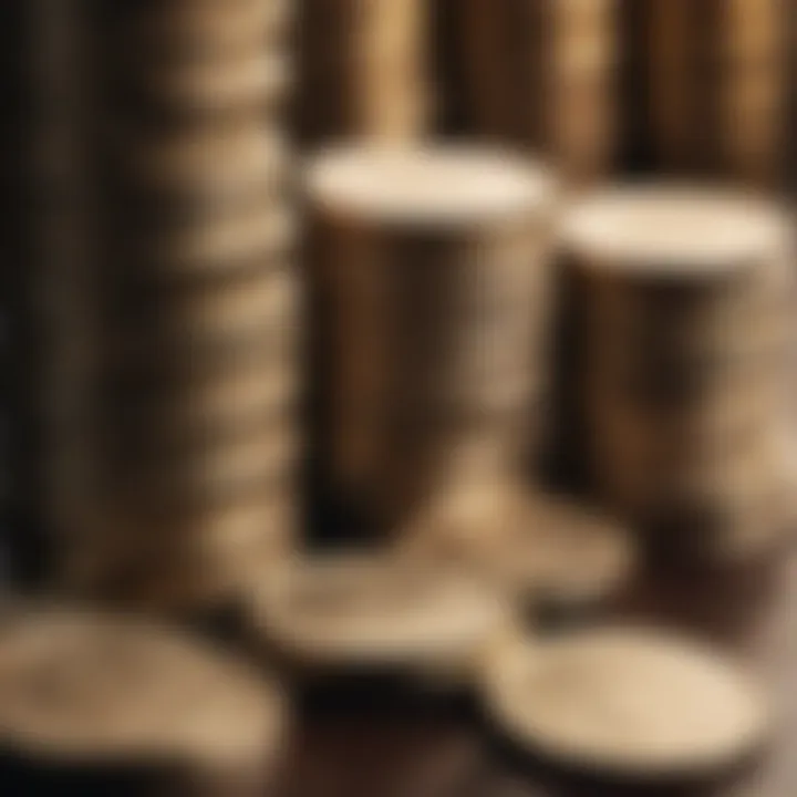 Stack of coins representing free slots