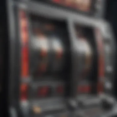 Unique Interface of NCG Slot Machines Close-up view of an NCG slot machine showcasing its unique interface and design.