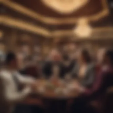 Gourmet Dining in Casinos Group enjoying a gourmet dining experience within a casino