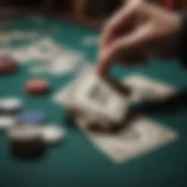 Winning Real Money at Online Casinos Graphic showing money being won at an online casino