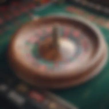 Vibrant Graphics of Digital Roulette Digital roulette game interface showcasing vibrant graphics