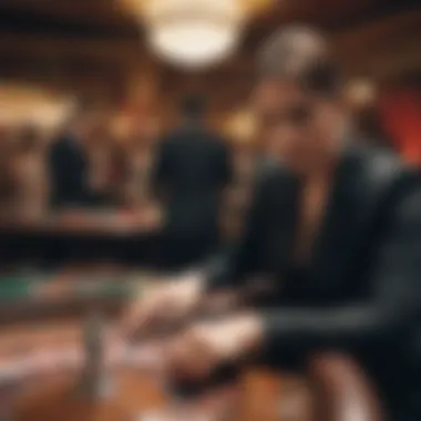 Mobile Engagement in Roulette Gaming Player engaging with roulette game on a mobile device
