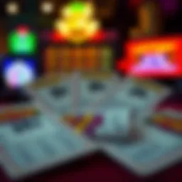 A visually appealing representation of online lottery tickets