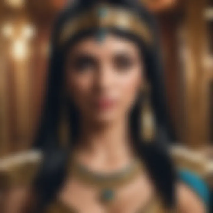 Visual representation of Cleopatra game mechanics