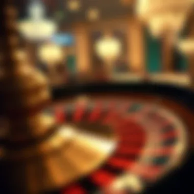 The Dance of Chance and Strategy An elegant roulette wheel in motion, symbolizing chance and strategy