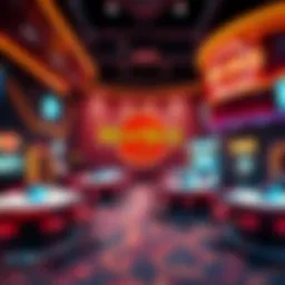 Visual representation of hard rock online slot themes