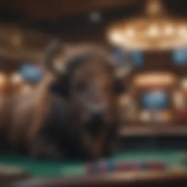 A captivating buffalo-themed gaming environment