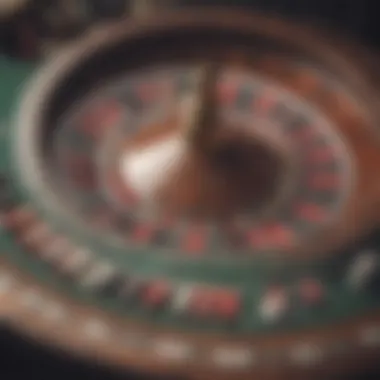 Placing Bets: A Close Look at Roulette A close-up of a roulette table with chips placed on different bets