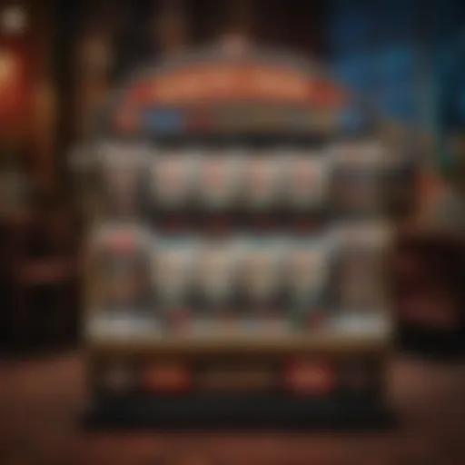 Vintage game show slot machine showcasing classic design