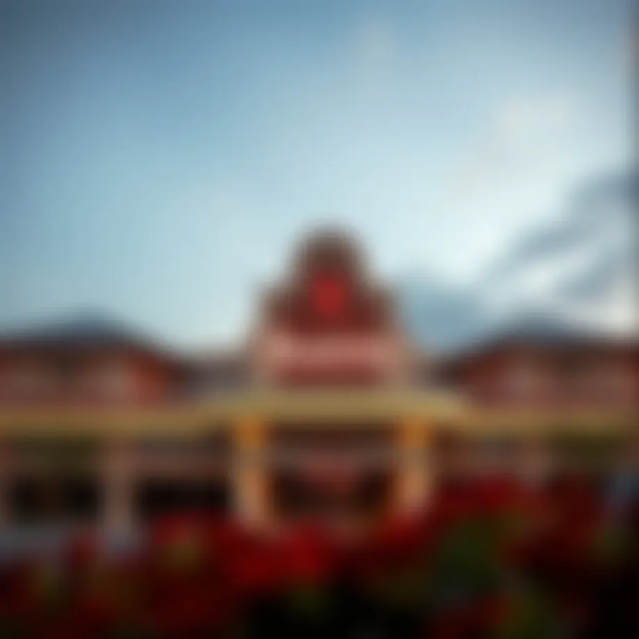 Exterior view of Thunderbird Casino showcasing its architectural design