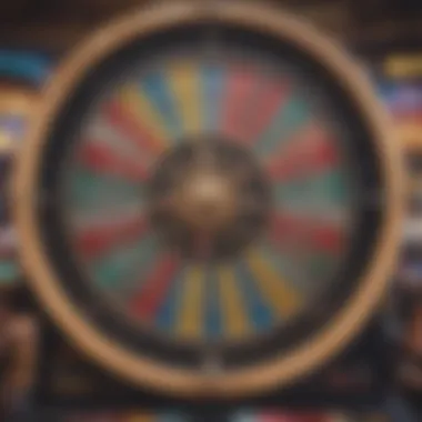 Graph showcasing payout percentages in Wheel of Fortune slot