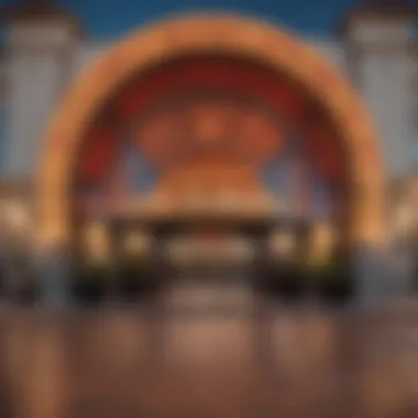 Vibrant Entrance of Hollywood Casino York Entrance of Hollywood Casino York showcasing its vibrant exterior