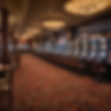 Exciting gaming floor filled with diverse slot machines and table games