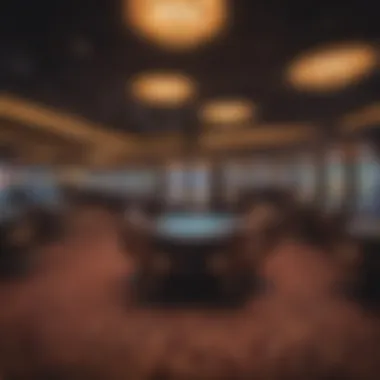 Vibrant Gaming Atmosphere at Rocky Gap Casino Overview of a lively casino floor filled with gaming options