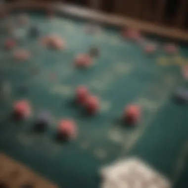 Dynamic Table Games Experience Exciting table games setup with cards and chips